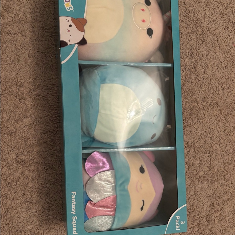 Fantasy Squad Squishmallow Set - Blue and Pink